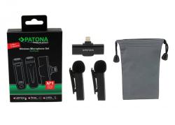 PATONA 9875 Premium 2x Mikrofony krawatowe do Apple iPhone i iPad